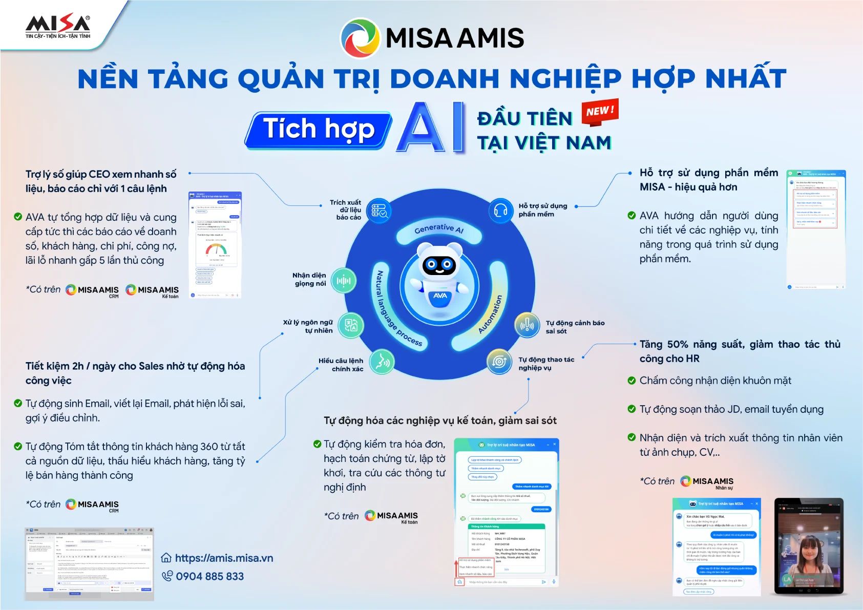 AI Agent dành cho CEO - MISA AVA
