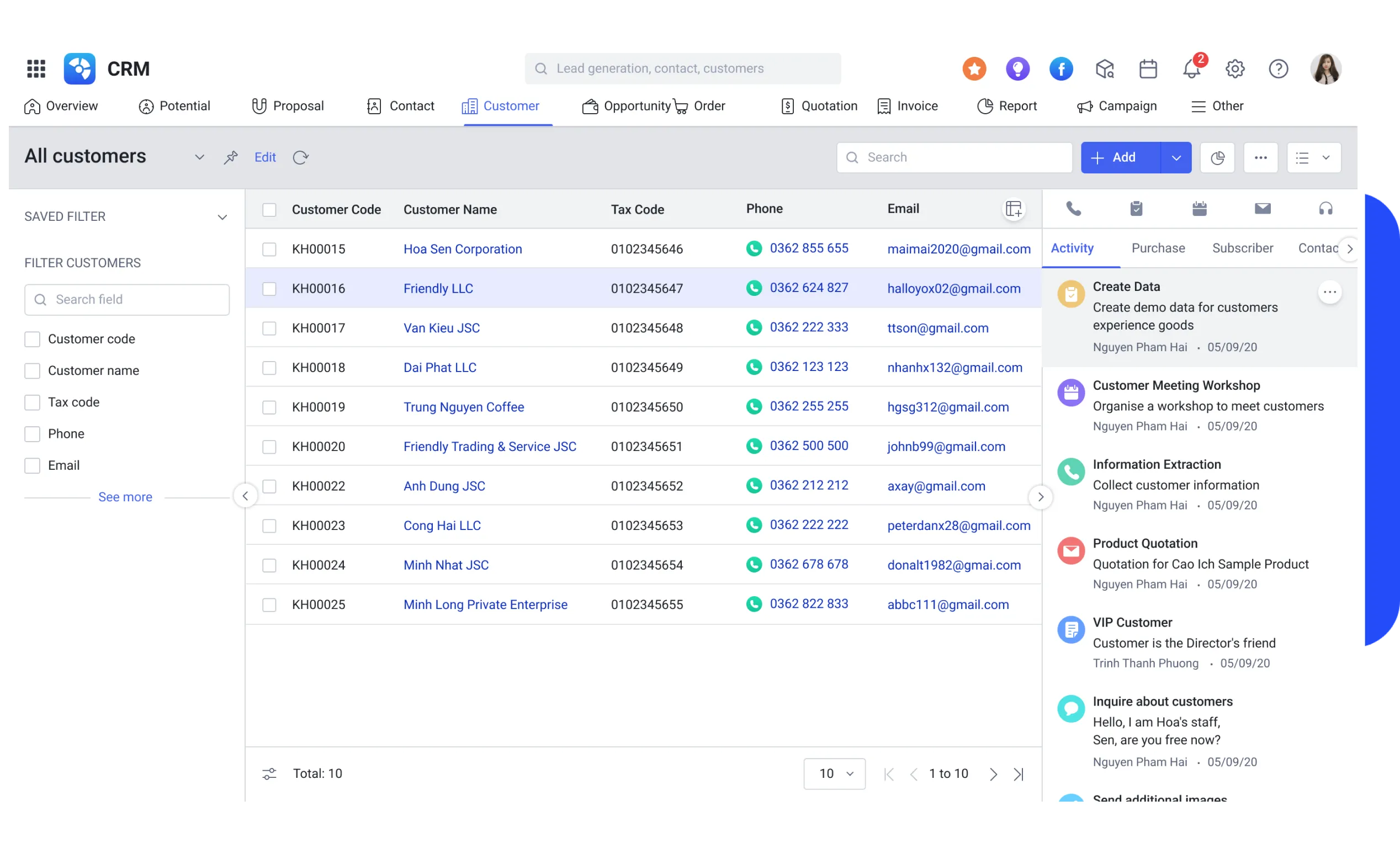 CRM Solution