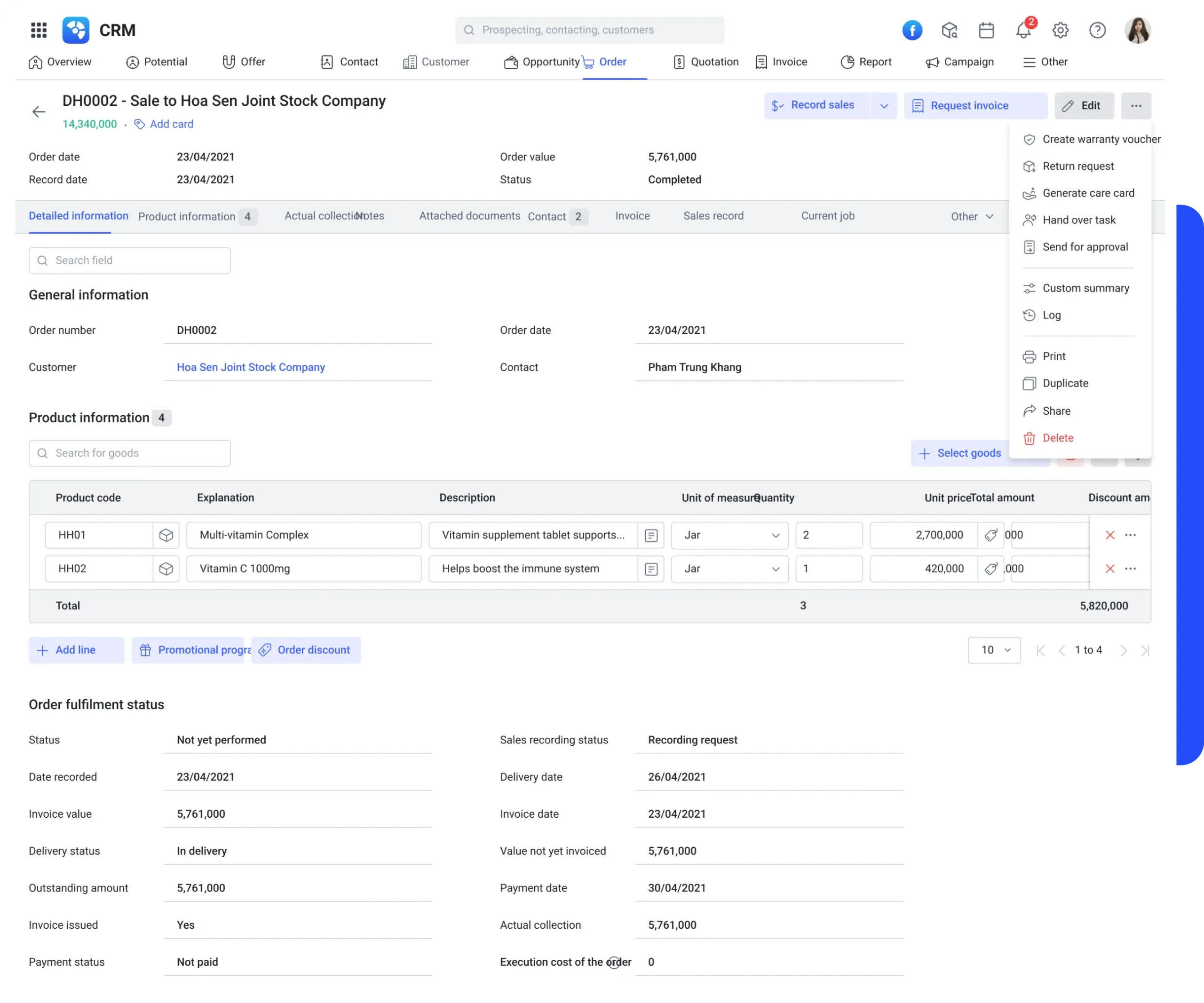CRM Solution
