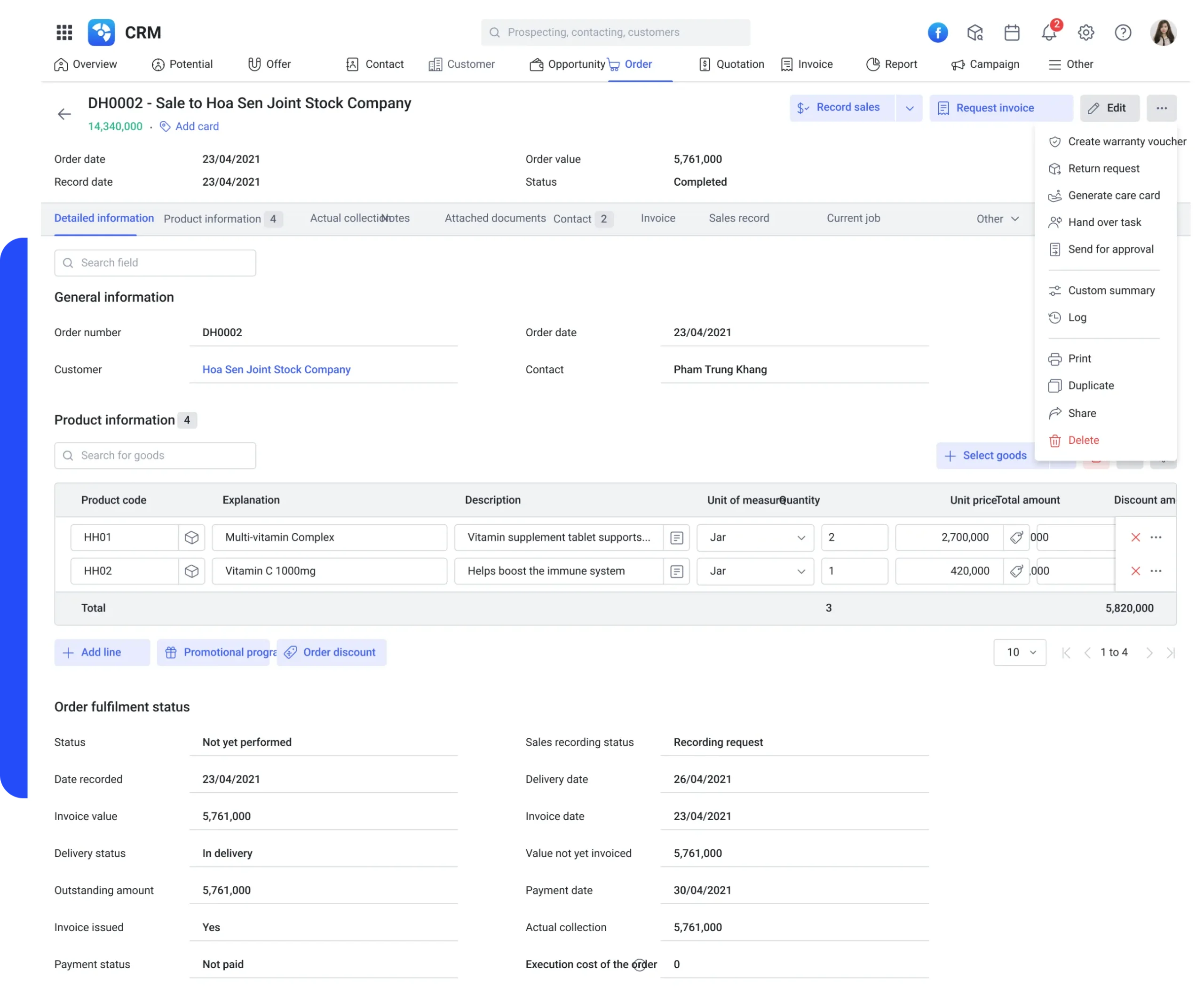 CRM Solution