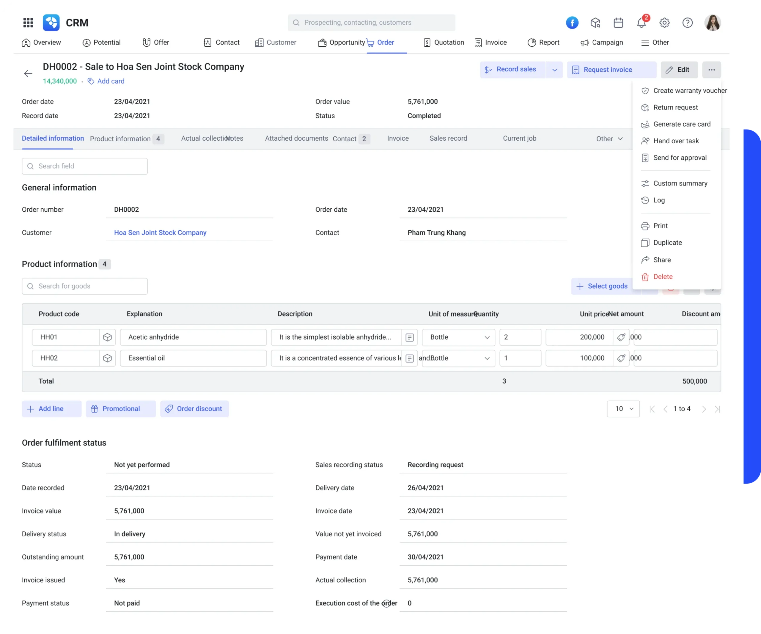 CRM Solution