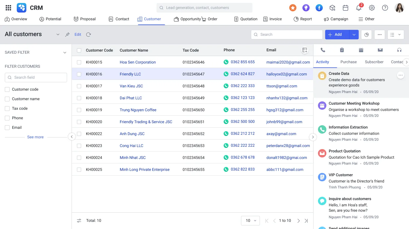 CRM Solution