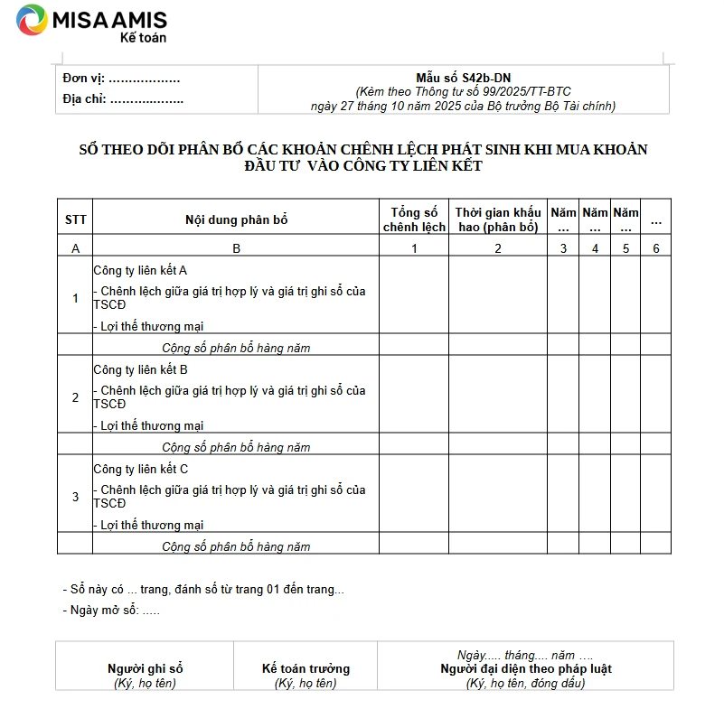 Mẫu sổ S42b-DN