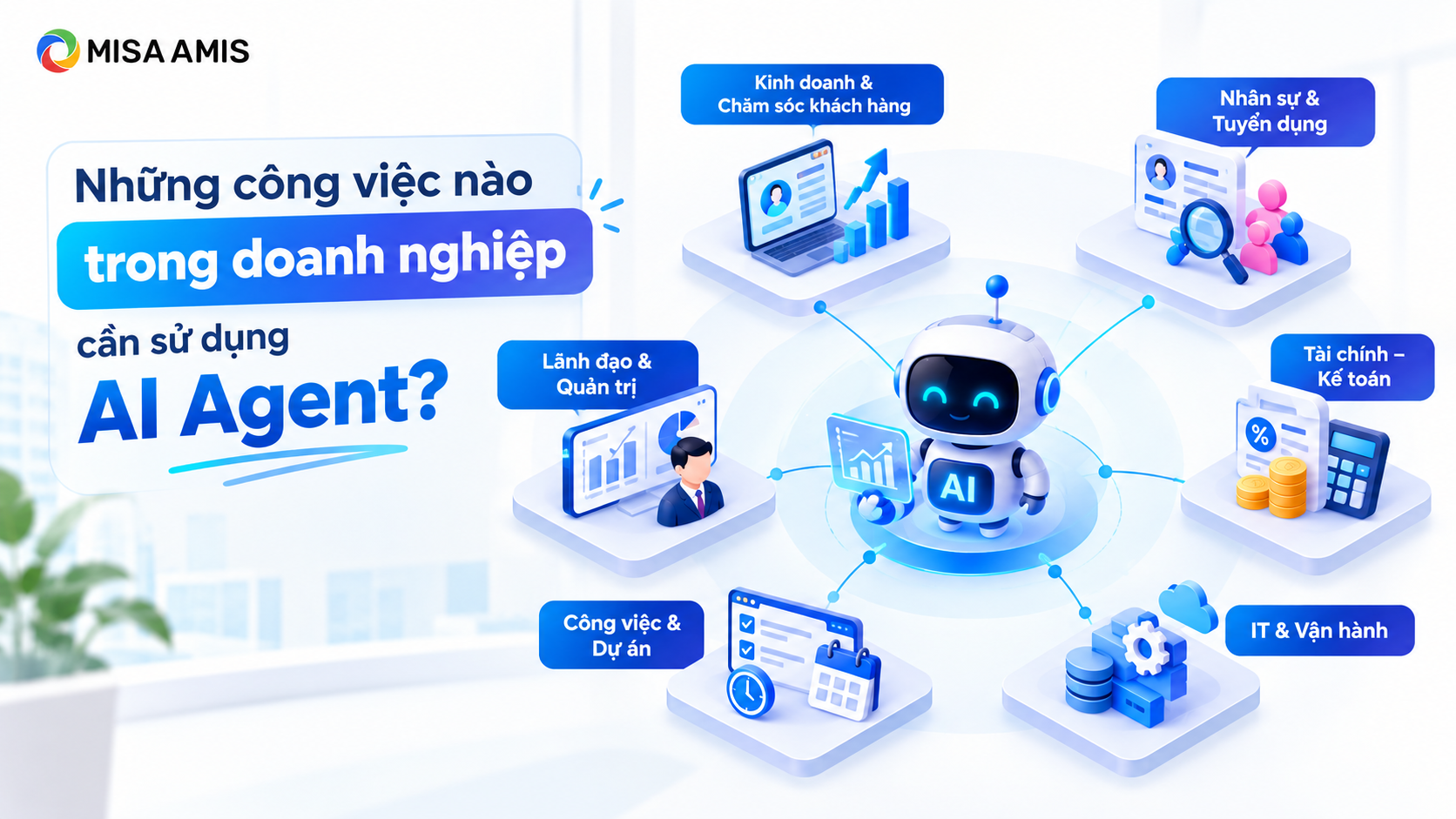 Những công việc trong doanh nghiệp cần AI Agent