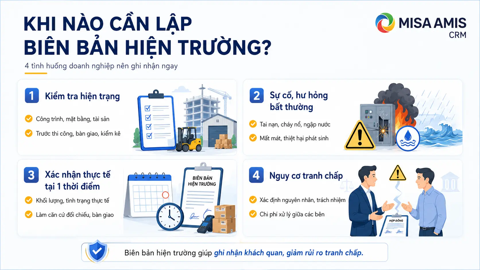 Biên bản hiện trường