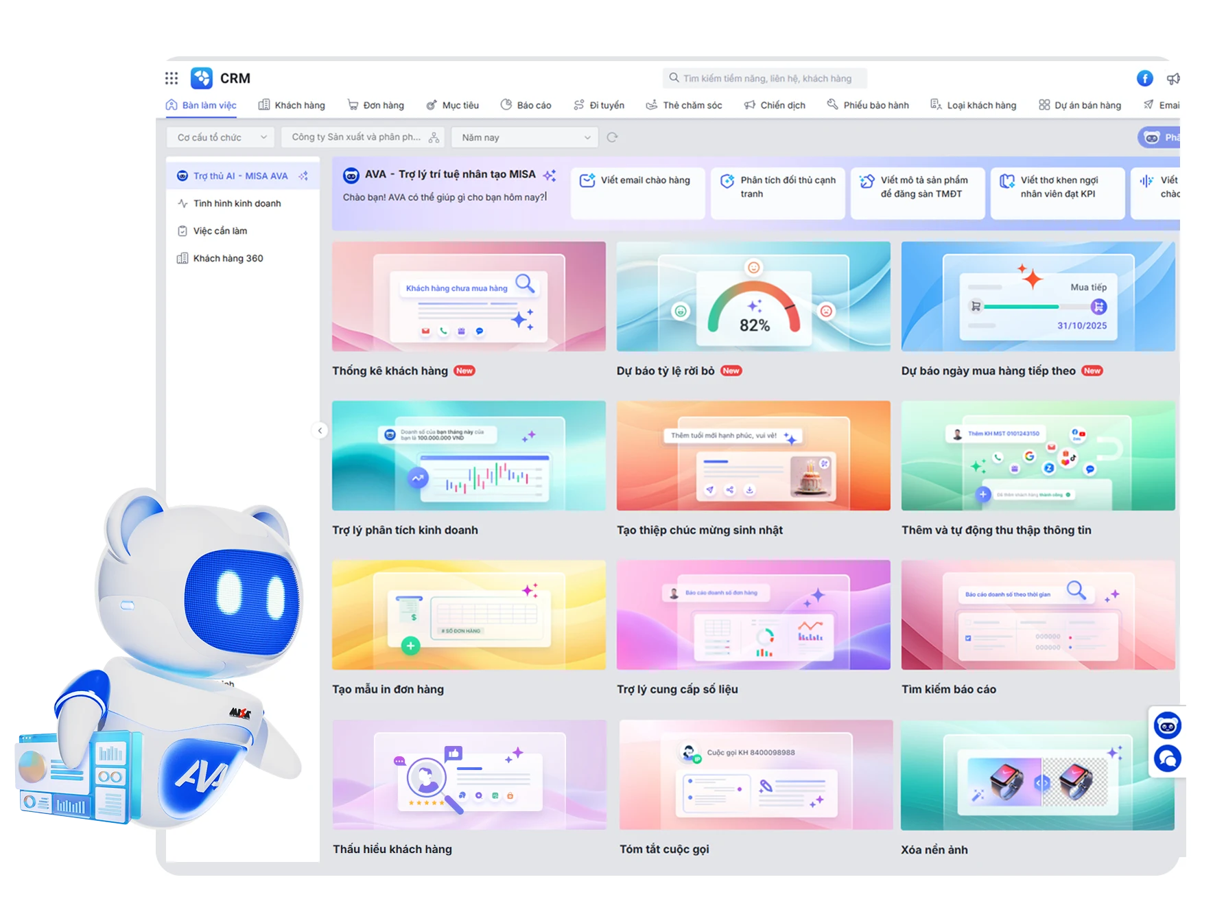 Phần mềm CRM tích hợp AI trong doanh nghiệp