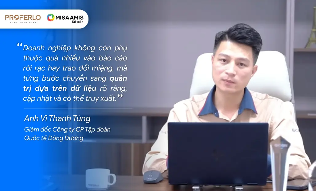 Lãnh đạo nắm bắt toàn cảnh vận hành và dữ liệu chỉ trong vài thao tác, ra quyết định nhanh hơn
