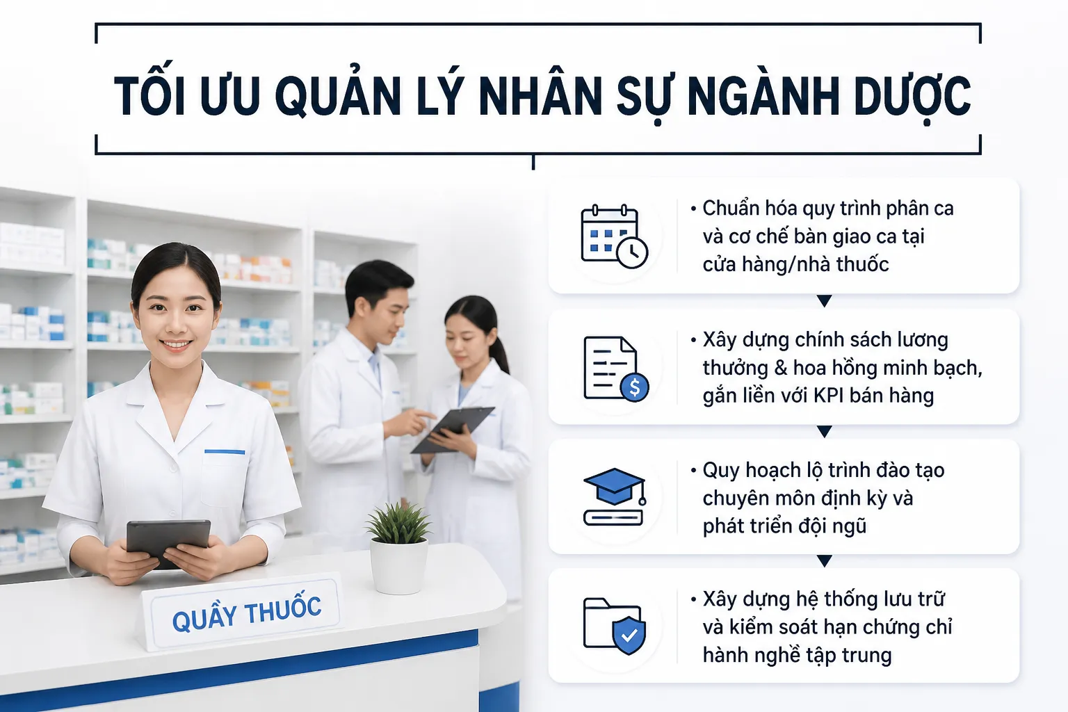 quản lý nhân sự ngành dược