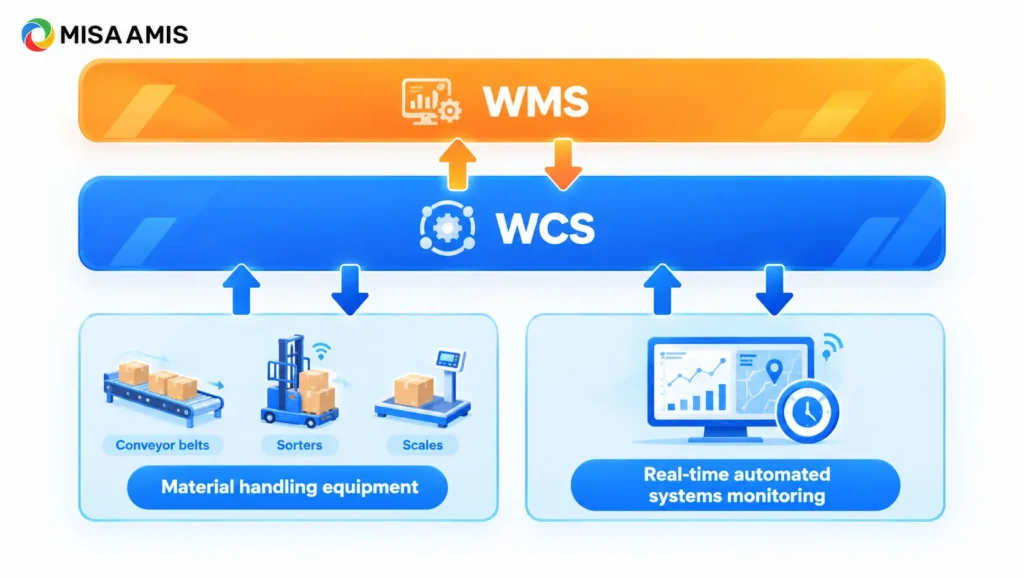 So sánh WMS, WCS và WES: Phân biệt rõ từng tầng công nghệ