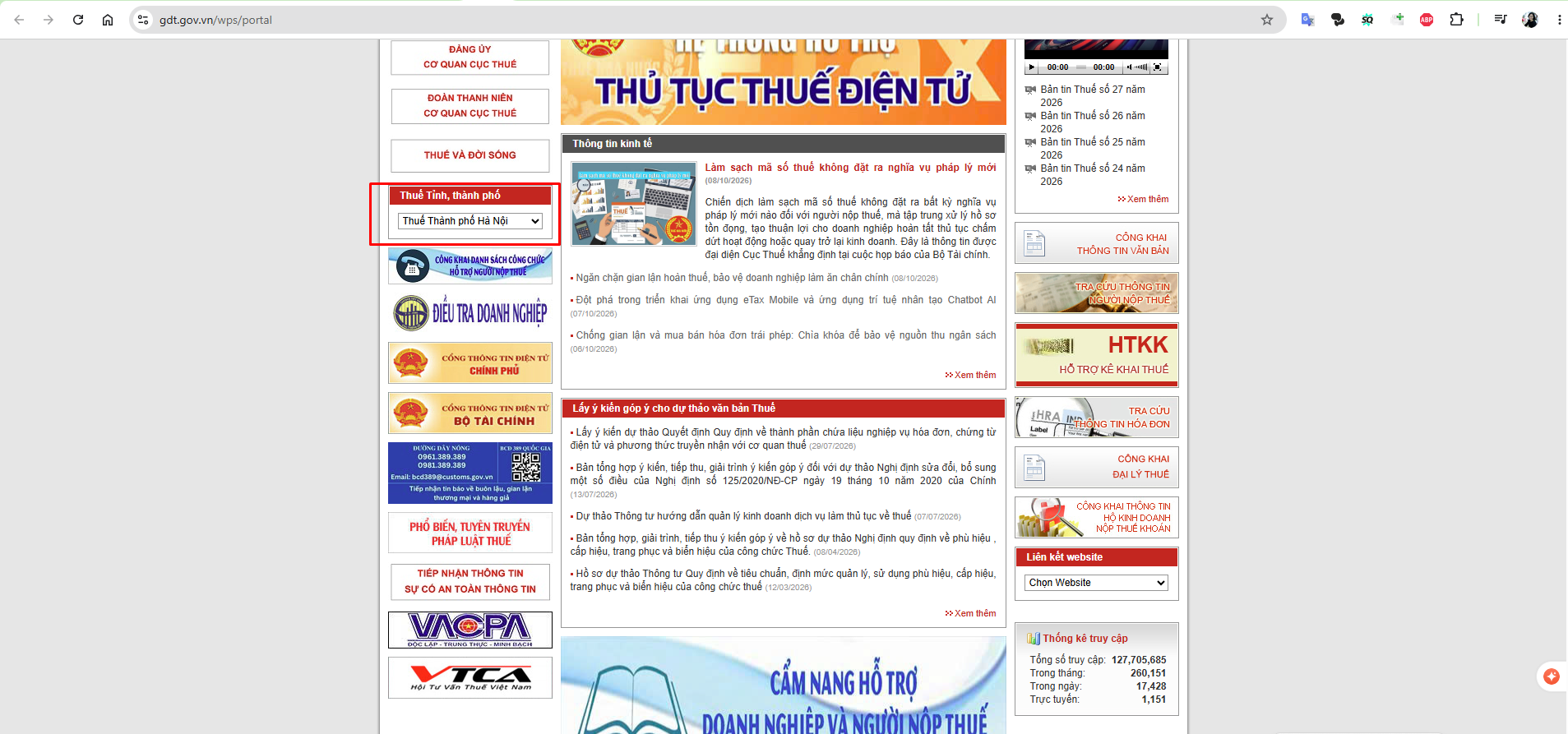 Check danh sách doanh nghiệp thuộc loại rủi ro cao về thuế